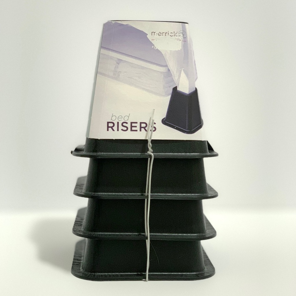 Merrick Bed Risers ~ Set of 4 Pieces